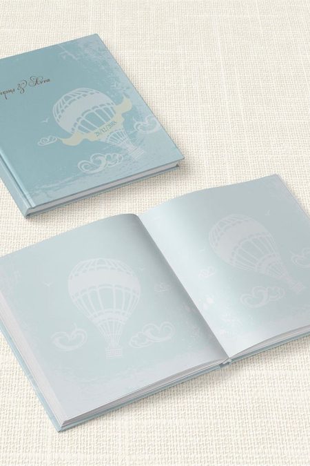 Βιβλίο Ευχών Γάμου MyMastoras® - Carte Postale Balloon