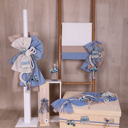 Μοναδικά Χειροποίητα Σετ Βάπτισης Για Αγόρι ,LOUKIA  NEW COLLECTION