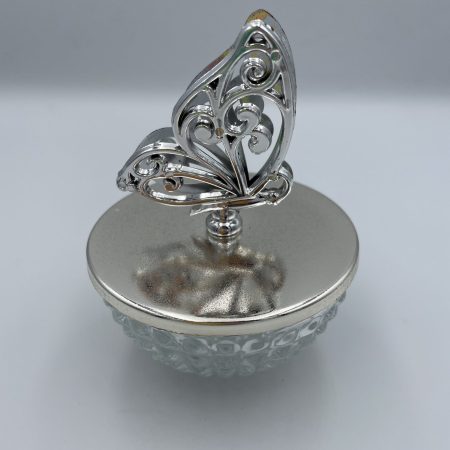 ΜΠΟΜΠΟΝΙΕΡΑ ΓΥΑΛΙΝΗ ΜΠΙΖΟΥΤΙΕΡΑ ΜΕ ΑΣΗΜΙ ΠΕΤΑΛΟΥΔΑ Φ7Χ9Υ