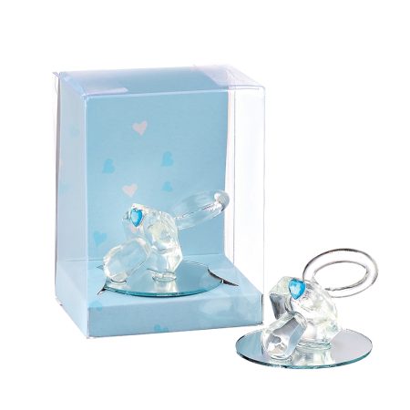 ΓΥΑΛΙΝΗ ΜΠΟΜΠΟΝΙΕΡΑ ΠΙΠΙΛΑ ΜΕ ΣΙΕΛ ΚΑΡΔΙΑ ΣΕ PVC ΚΟΥΤΑΚΙ 6x5x8cm