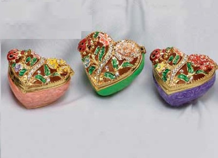 LUXURY CLOISONNE ΜΠΟΜΠΟΝΙΕΡΑ ΜΠΙΖΟΥΤΙΕΡΑ ΚΑΡΔΙΑ