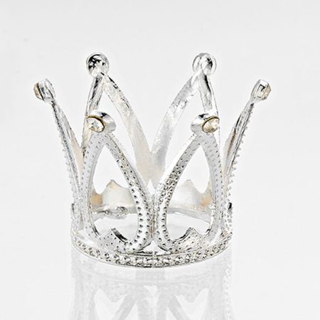 ΜΠΟΜΠΟΝΙΕΡΑ ΚΟΡΩΝΑ ΑΣΗΜΙ ΜΕΤΑΛΛΙΚΗ Φ4.5X3.5CM