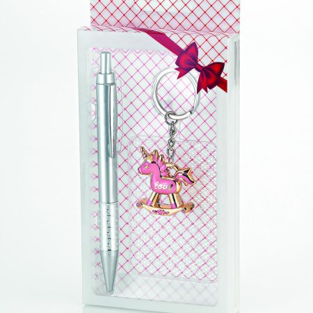 ΜΠΟΜΠΟΝΙΕΡΑ ΜΕΤΑΛΛΙΚΟ ΣΤΥΛΟ ΚΑΙ ΜΠΡΕΛΟΚ ΡΟΖ ΜΟΝΟΚΕΡΟΣ 9Χ18Υ ΤΟ ΚΟΥΤΙ