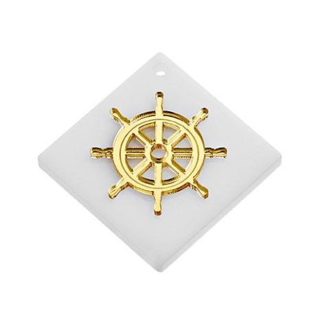 ΜΠΟΜΠΟΝΙΕΡΑ PLEXIGLASS ΜΕ ΤΕΤΡΑΓΩΝΗ ΛΕΥΚΗ ΒΑΣΗ ΤΙΜΟΝΙ 5,5Χ5,5