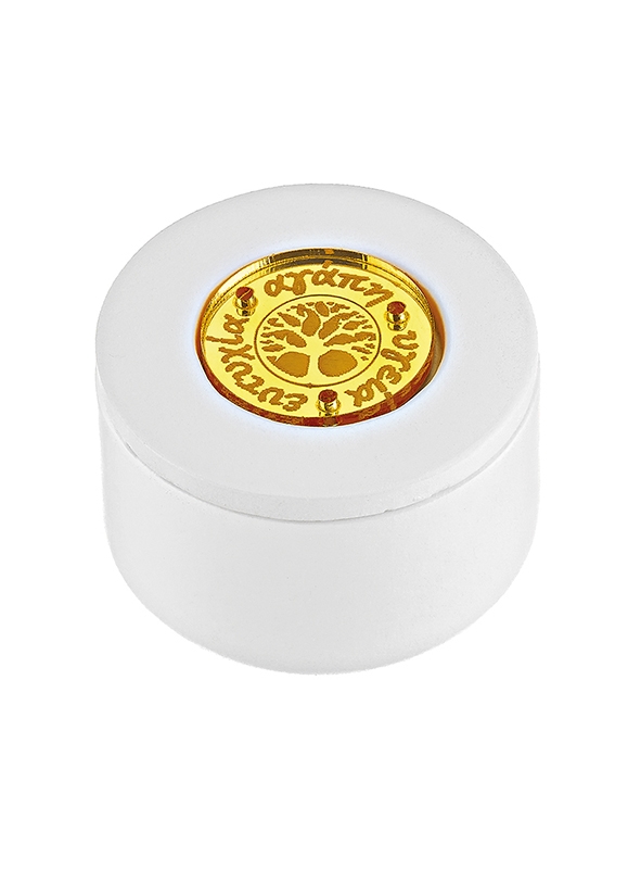 ΜΠΟΜΠΟΝΙΕΡΑ ΚΕΡΑΜΙΚΗ ΜΠΙΖΟΥΤΙΕΡΑ ΑΓΑΠΗ-ΥΓΕΙΑ-ΕΥΤΥΧΙΑ Φ5.8x4cm