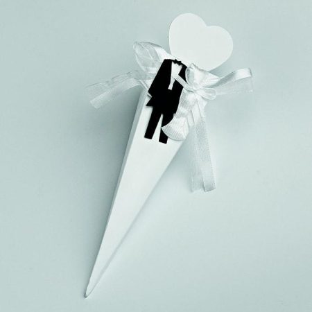 ΜΠΟΜΠΟΝΙΕΡΑ ΧΑΡΤΙΝΟ ΧΩΝΑΚΙ ΓΙΑ ΡΥΖΙ ΓΑΜΠΡΟΣ ΝΥΦΗ 4,5Χ4,5Χ21Υ