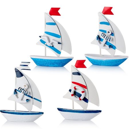 ΜΠΟΜΠΟΝΙΕΡΑ ΚΑΡΑΒΑΚΙ ΞΥΛΟ&ΜΕΤΑΛΛΟ 4 ΣΧΕΔΙΩΝ 8X10.5CM