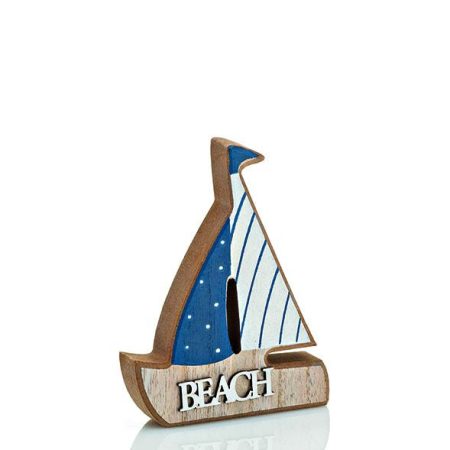 ΜΠΟΜΠΟΝΙΕΡΑ ΚΑΡΑΒΙ ΞΥΛΙΝΟ ''BEACH'' 9Χ12Υ