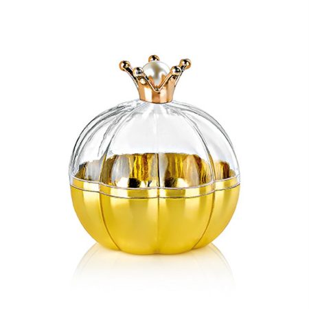 ΜΠΟΜΠΟΝΙΕΡΑ ΜΠΙΖΟΥΤΙΕΡΑ PVC ΡΟΔΙ ΧΡΥΣΟ ΜΕ ΠΕΡΛΑ ΣΤΗΝ ΚΟΡΩΝΑ Φ6.5X7CM