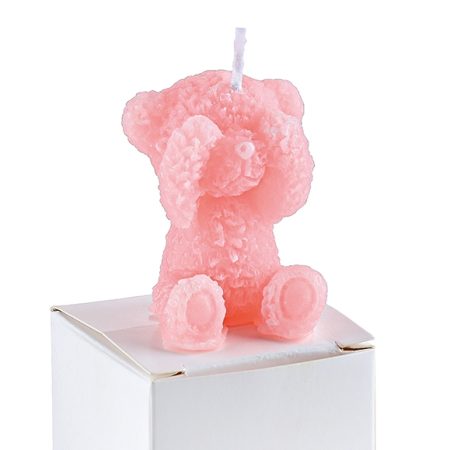 ΚΕΡΙ ΑΡΚΟΥΔΑΚΙ ΡΟΖ 4x4x5cm ΚΟΥΤΑΚΙ 4x4x6cm