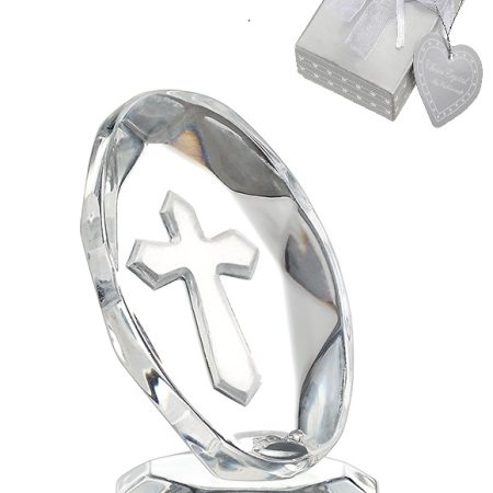 ΚΡΥΣΤΑΛΛΙΝΟΣ ΣΤΑΥΡΟΣ ΜΕ ΒΑΣΗ 2.5x2.5x5cm