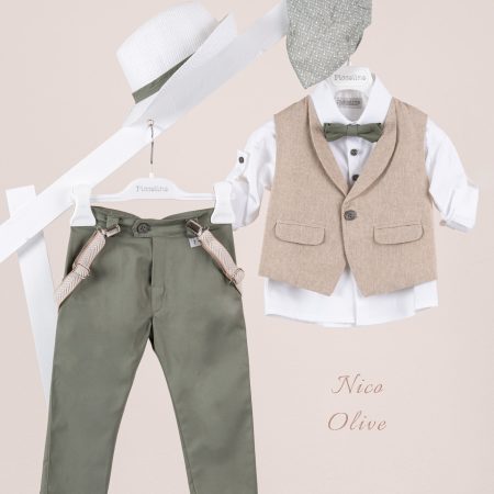 Κοστούμι  Piccolino Nico σε χρώμα Olive