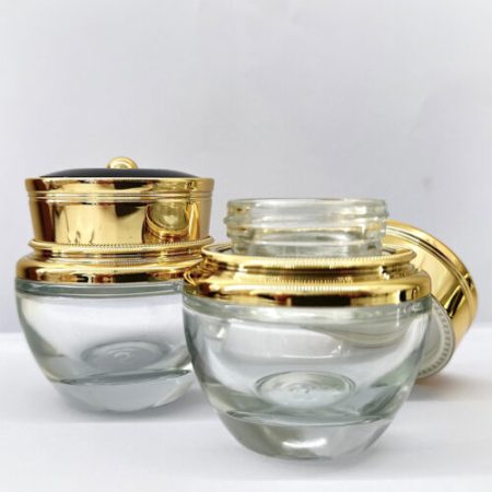 GL33 | ΓΥΑΛΙΝΟ ΒΑΖΑΚΙ ΜΕ ΧΡΥΣΟ ΚΑΠΑΚΙ 50ml