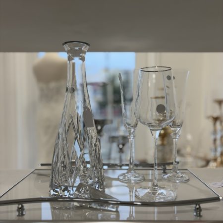 Σετ Δισκος - Καραφα -Ποτηρι