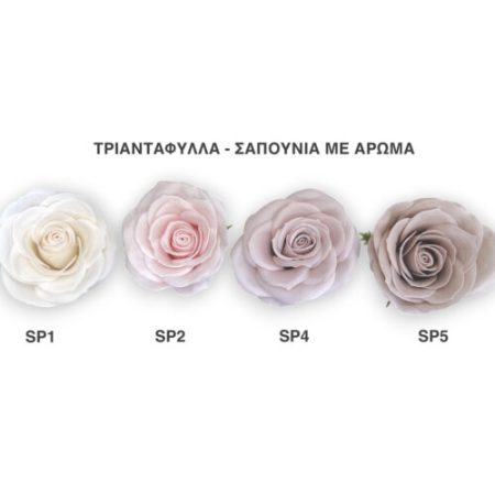 SP1 | ΣΑΠΟΥΝΙ ΤΡΙΑΝΤΑΦΥΛΛΟ ΛΕΥΚΟ 5,5*6,5cm