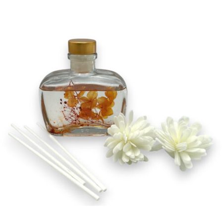 ΑΡ6 | ΑΡΩΜΑΤΙΚΟ ΧΩΡΟΥ GARDENIA ΜΕ ΛΟΥΛΟΥΔΙΑ ΜΕΣΑ & STICKS ΜΕ ΛΕΥΚΑ ΛΟΥΛΟΥΔΙΑ, 100ml