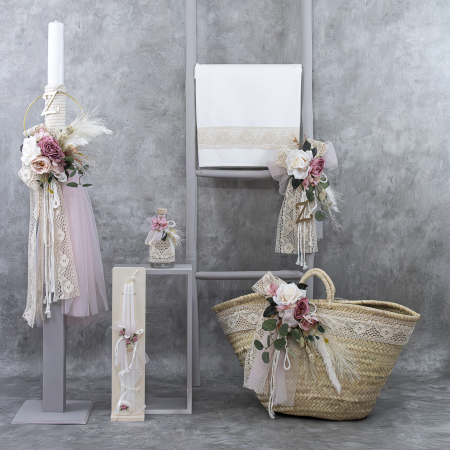 Σετ βάπτισης για κορίτσι LOUKIA